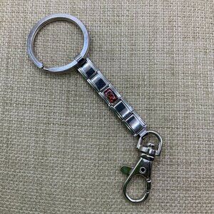 Stainless Steel Bally Total Fitness Charm 9mm Key Chain